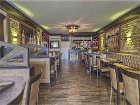 Restaurant Innenansicht im neuer gestalteten Raum des Olymipa Rehburg